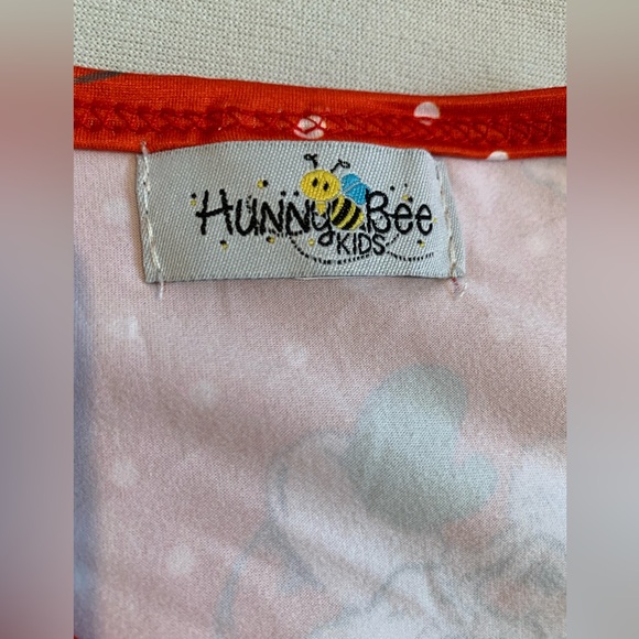 Hunny Bee Kids Christmas Santa ballerina twirl dress matching leggings 4xl - Picture 3 of 14